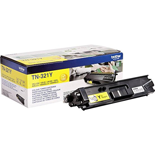 Brother Original Tonerkassette TN-321Y gelb (für Brother DCP-L8400CDN, DCP-L8450CDW, HL-L8250CDN, HL-L8350CDW, MFC-L8650CDW, MFC-L8850CDW), 1500 Seiten
