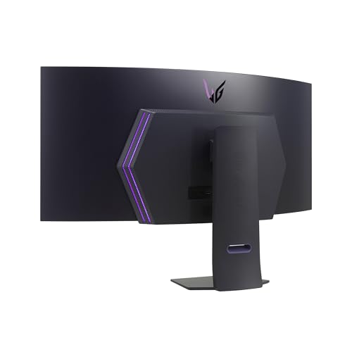 LG Ultragear™ 45GS95QX-B.AEU (45 Zoll) 21:9 Curved 800R WQHD OLED Gaming-Monitor, 240Hz, AMD FreeSync™ Premium Pro, DisplayHDR™ True Black 400, 2X HDMI 2.1, Grau