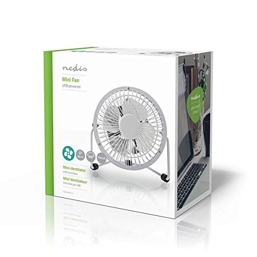 NEDIS FNDK1WT10 Tischventilator (B x H x T) 150 x 140 x 80 mm