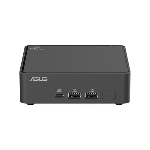 ASUS NUC 15 Pro Tall Kit RNUC15CRHI300002, Barebone ohne Festplatte | Intel Core i3 Prozessor, Arc Grafik, WiFi 7, Bluetooth 5.4, ohne Betriebssystem, mit EU-Netzkabel