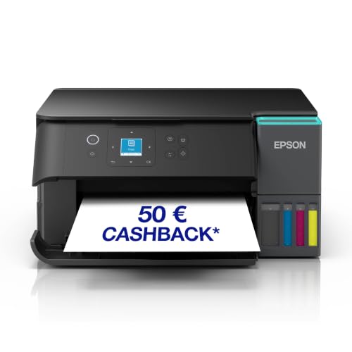 Epson EcoTank ET-2955 Tintentankdrucker | für vielbeschäftigte Haushalte | WLAN | A4 | Drucken, Kopieren, Scannen | 3.7 cm LCD-Display | Duplexdruck | inkl. Tinte für bis zu 3 Jahre