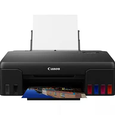 Canon PIXMA G550 Tintentankdrucker mit nachfüllbarem Tank, günstige Drucke | Für Fotoliebhaber; nachfüllbare Tintentanks mit günstigen Flaschen, WiFi Direct und Mopria, randloses A4- und Fotodruck