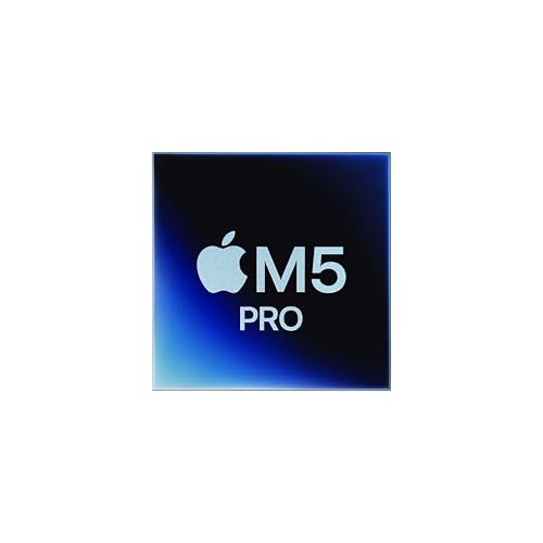 Apple MacBook Pro Laptop mit M5 Pro Chip mit 18-Core CPU und 20-Core GPU: Entwickelt für KI, 14,2" Liquid Retina XDR Display, 24 GB gemeinsamer Arbeitsspeicher, 2 TB SSD, WLAN 7; Space Schwarz