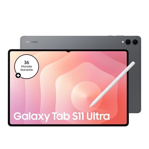 Samsung Galaxy Tab S11 Ultra 5G, AI Tablet Leichtes Design, Vielseitige KI-Tools, DeX, 512 GB Speicher, 12 GB RAM, Lange Akkulaufzeit, Gray, 3 Jahre Herstellergarantie [Exklusiv auf Amazon]