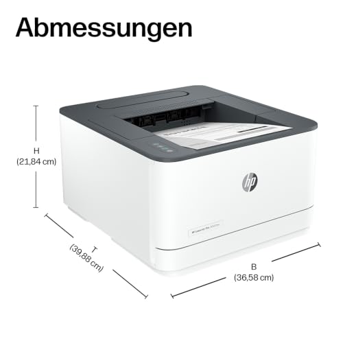 HP LaserJet Pro 3002dw Laserdrucker, Automatischer beidseitiger Druck, Bis zu 33 A4-Seiten pro Minute, Hi-Speed USB, WiFi, Ethernet, Bluetooth, Smart App, Wolf Pro Security