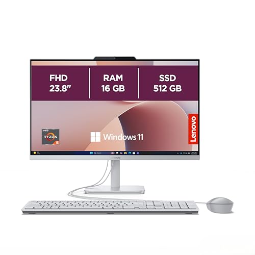Lenovo IdeaCentre All-In-One | 23.8" FHD Display | Ryzen 5 40| 16GB| 512GB