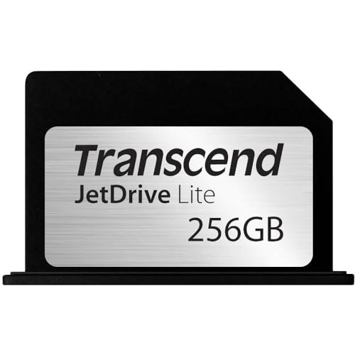 Transcend 256 GB JetDrive Lite extra Speicher-Erweiterungskarte für MacBook Pro 14"& 16" 2021 / MacBook Pro (Retina) 13" Ende 2012 - Anfang 2015