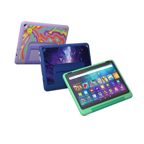 Kindgerechte Hülle von Amazon für das Fire HD 10-Tablet, Sternennebel-Design | Für Kinder ab 6 Jahren | Nur kompatibel mit Tablets der 13. Generation (2023)
