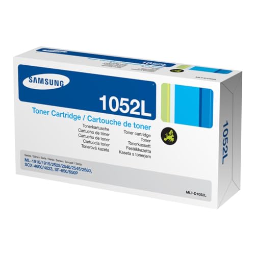 HP MLT-D1052L/ELS (SU758A) Original Toner Schwarz (Hohe Reichweite, Kompatibel mit: ML-1910, 1915, 2525, 2580N, 2525W / ML-2540, 2545, 2541, 2645 / SF-650, 650P / SCX-4600, 4623F, 4623FN, 4623FW)