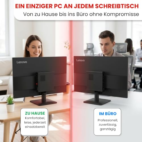 Lenovo Kompletter Computer mit Monitor 27 Zoll i5 8500 16 GB Ram 256 GB SSD Win 11 Pro Office 2021 Pro 36 Monate Garantie -c27-40