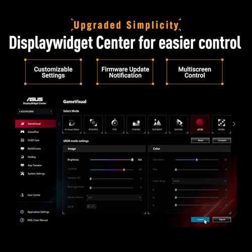 ASUS TUF Gaming VG27AQML5A 27 Zoll QHD 300Hz Fast IPS Gaming Monitor | ELMB Sync, 1ms, 95% DCI-P3, FreeSync Premium, Shadow Boost, Gaming AI, G-SYNC Compatible, DisplayHDR 400, für PS5
