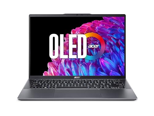 Acer Swift Go 14 OLED | Laptop | AMD Ryzen 7 | 32GB | 1TB | mit Netzteil | 14" OLED Display| AMD Ryzen 7 8845HS| 32GB RAM| 1TB SSD| AMD Radeon Graphics| Windows 11| QWERTZ Keyboard| SFG14-63-R81N