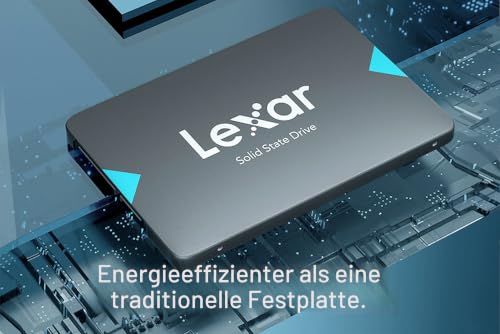 Lexar 2,5 Zoll SATA III (6 Gb/s) 2TB SSD, Solid-State-Laufwerk, SSD Festplatte Interne bis zu 550 MB/s Lesen, SATA SSD für Laptop, Desktop-Computer/PC
