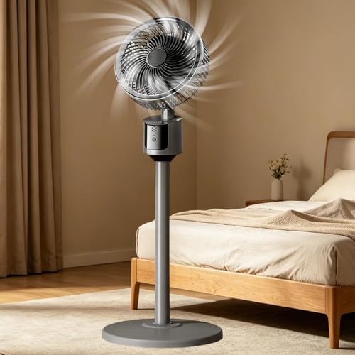 Générique Bodenventilator – 3 Geschwindigkeitsstufen, leise, große Kühlung, robuster Bodenventilator | für Haus, Wohnzimmer, Büro, Wohnheim, Universität, Restaurant, Innenbereich, Außenbereich
