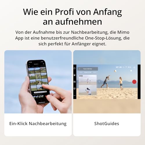 DJI Osmo Mobile 7P Gimbal-Stabilisator (iPhone/Android), Natives Tracking | Beleuchtung, 3-Achsen-Smartphone-Gimbal, Schneller Start, Ein-Klick-Bearbeitung, Integrierter Verlängerungsstab & Stativ