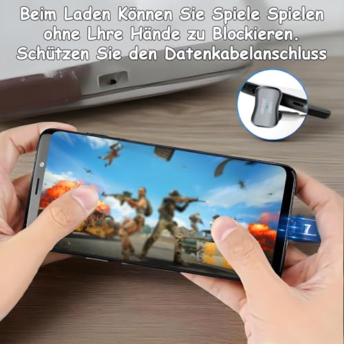 Leloco USB C Winkelstecker 180 Grad 140W PD Adapter für Steam Deck