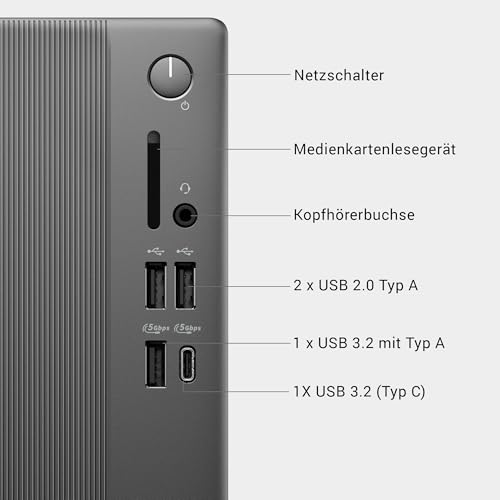 Dell Slim Desktop - Intel Core i3-14100, 8GB DDR5 RAM, 512GB SSD