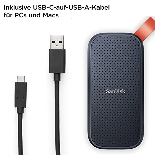 SanDisk Portable SSD 1 TB (Externe Festplatte mit SSD Technologie 2,5 Zoll & Ultra USB 3.0 Flash-Laufwerk 128 GB