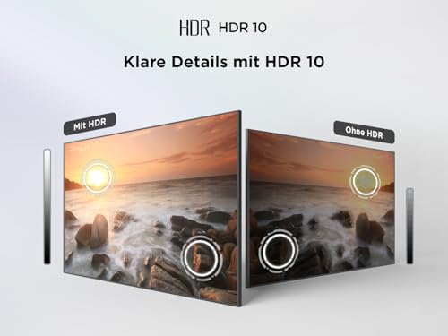 TCL 32V5C - 32 Zoll Full HD Smart QLED Direct LED-Fernseher mit Android TV & HDR - Kompatibel mit Google Cast & Google Home, Schlankes Design