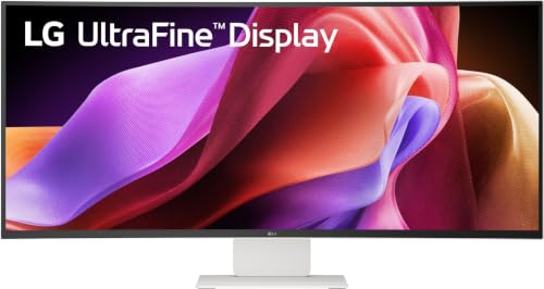 LG UltraWide 40U990A-W.AEU (40 Zoll) 21:9 Curved 5K2K Nano IPS Black Monitor, 120Hz, AMD FreeSync Premium, DisplayHDR 600, Thunderbolt 5, HDMI 2.1, Weiß