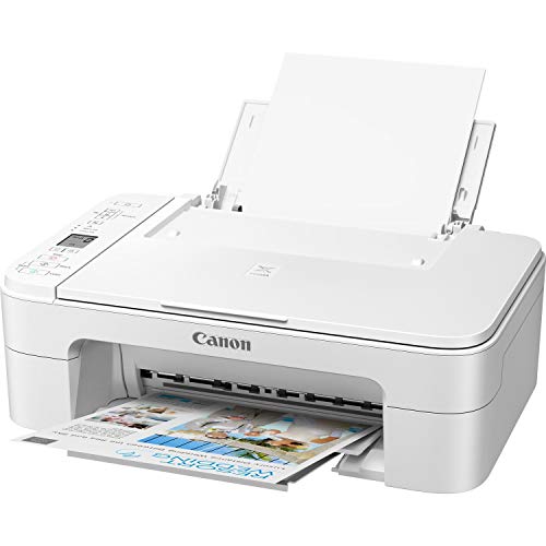 Canon PIXMA TS3351 Farbtintenstrahl-Multifunktionsgerät (Drucken, Scannen, Kopieren, 3, 8 cm LCD Anzeige, WLAN, Print App, 4.800 x 1.200 DPI) Weiss