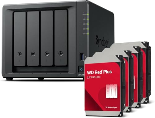 Synology DS925+ Bundle 16TB Western Digital (WD Red Plus 4X 4TB) 4Bay Desktop NAS, 2.5GbE-Ports, 4GB RAM