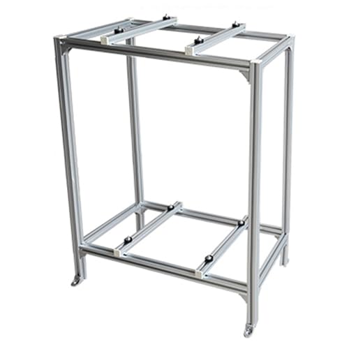 Bodenständer aus Aluminiumlegierung für Klimaanlagen, doppellagiger Klimaanlagen-Stützfuß, Bodenständer für Mini-Split-Klimaanlagen und Wärmepumpensysteme