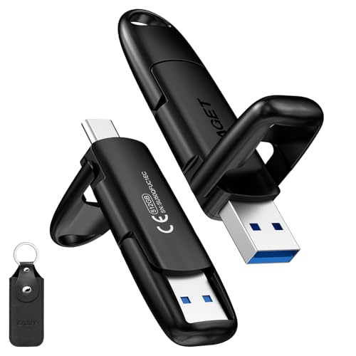 512GB USB C Stick, Bis zu 400 MB/s Lesen & 360 MB/s Schreiben, Dual Drive Typ-C & USB-A, USB 3.2 Speicherstick,Metallgehäuse, USB Flash Drive für iPhone 15/16/17,Android-Handy,Tablet, Laptop,Mac,PC