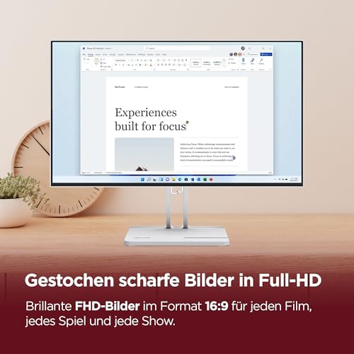 Lenovo L24-4C | Monitor | 23.8" Full HD | 144Hz | IPS | HDMI 1.4 | VGA | Home Office | 1920x1080 Auflösung | 250 nits | 1ms Reaktionszeit | IPS-Panel | Entspiegelt | Lautsprecher | Grau