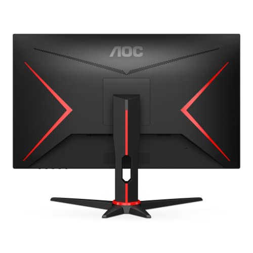 AOC Gaming 24G2ZE 60 cm (23,8 Zoll) Monitor (FHD, HDMI, DisplayPort, FreeSync, 0,5 ms Reaktionszeit (MPRT), 240 Hz, 1920 x 1080) schwarz/rot