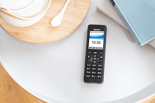 FRITZ!Fon X6 DECT-Telefon, kabellos, Full Duplex HD, Farbdisplay, kompatibel mit Fritz!Box mit DECT-Basis, schwarz, International