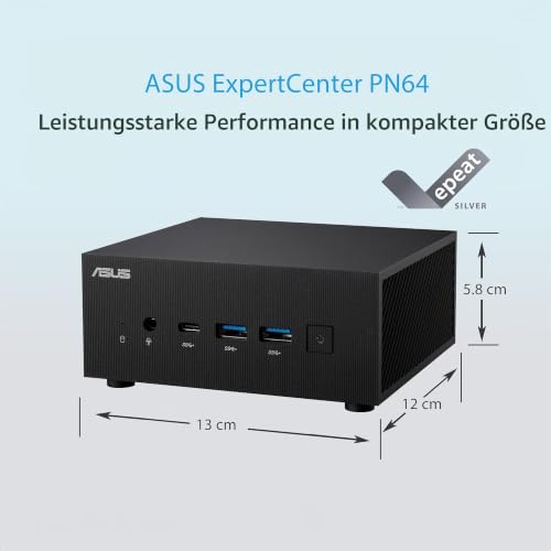 ASUS ExpertCenter PN64-BB3012MD Barebone Mini PC (Intel Core i3 1220P Prozessor, Intel Iris XE Grafik, Intel 2,5Gb LAN, WiFi 6E)