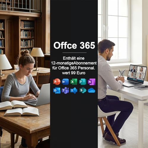 Laptop Windows 11 The Notebook, Deutsche Tastatur 15.6 Zoll Laptop Mit Windows 11 Und Office Paket Fertig Installiert 5205U (Bis Zu 2,3 GHz) Prozessor 4GB RAM 128GB ROM TF Karte Erweiterbar Auf 512GB
