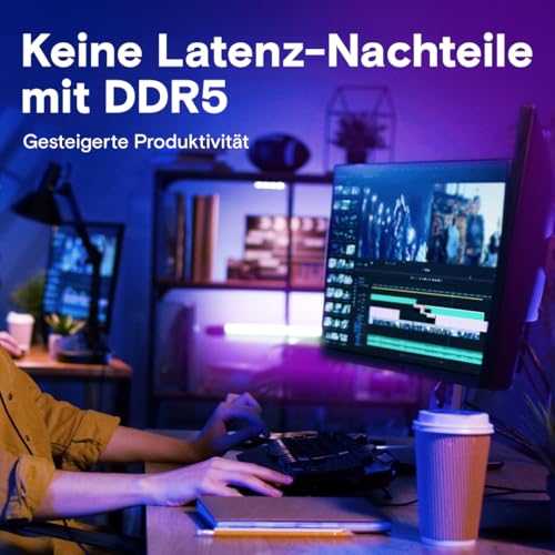 Crucial DDR5 RAM 128GB Kit (2x64GB) 5600MHz, PC Computer Arbeitsspeicher, (auch 5200MHz / 4800MHz) CL46 - CT2K64G56C46U5