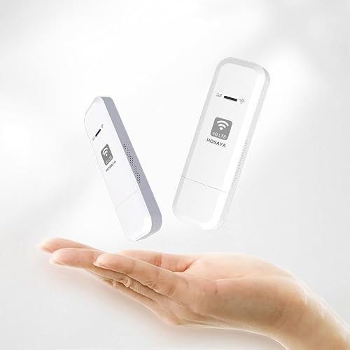 HOSAYA 4G SIM-Karte WiFi Modem Tragbarer USB 4G Router mit SIM-Kartenslot High Speed Portable Travel Hotspot Mini Router Entsperrter 4G Dongle