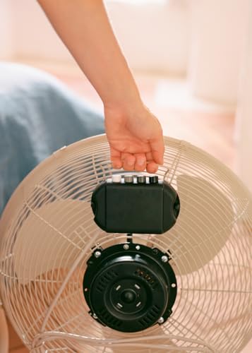 CREATE / AIR FLOOR RETRO/Industrieller Bodenventilator/Sand Ventilator, 16 Zoll, starker Luftstrom, 3 Geschwindigkeiten, leise, leicht, rutschfeste Standfüße