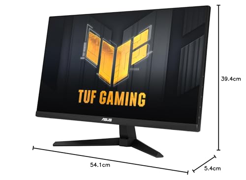 ASUS TUF Gaming VG249Q3A 24 Zoll Full HD Fast IPS 180 Hz Monitor | 1ms GtG, FreeSync Premium, Adaptive Sync, ELMB, GameFast Input, DisplayPort, HDMI, Lautsprecher