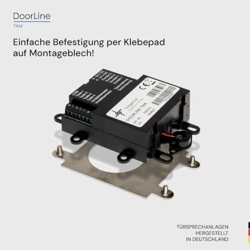 DoorLine TM4 von Telegärtner Elektronik, Clevere Hinterbau-Türstation, macht TK-Anlage FRITZ!Box / Router zur Tür-Sprechanlage