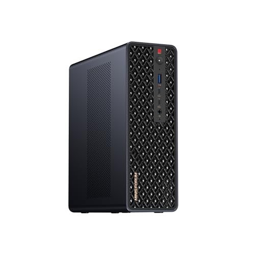MINIS FORUM MS-S1 Max Mini PC, AMD Ryzen AI Max+ 395 CPU 16C/32T bis 5,1 GHz, AMD Radeon 8060S Graphics Mit 128GB LPDDR5x/2TB SSD, 8K Quad-Display HDMI/2 x USB4/2 x USB4 V2, 2 x 10G LAN, PCIex16 Slot