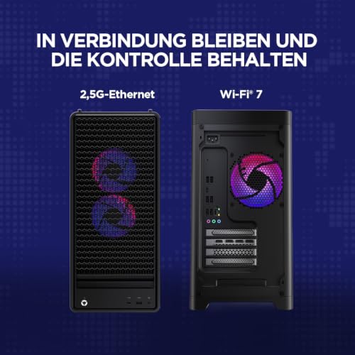 Lenovo Legion T5 Tower PC | Intel Ultra 7 | 32GB RAM | 1TB SSD | 30L | Gaming | Intel Core Ultra 7 270K Plus | 32GB RAM | 1TB SSD | NVIDIA GeForce RTX 5070 | Windows 11 | Schwarz