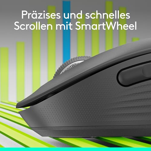 Logitech Signature M650 Kabellose Maus - für kleine bis mittelgroße Hände