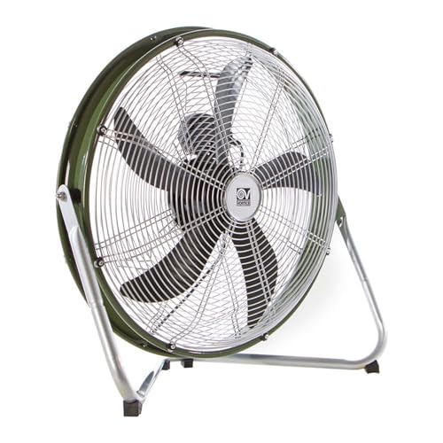 Vortice 60601 Bodenventilator, grau/grün, 650 x 610 x 280 mm