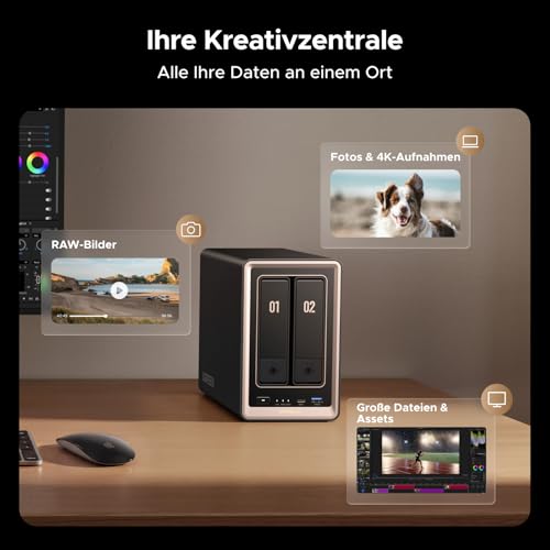 UGREEN NASync DXP2800 GT 2 Bay NAS für Smart Home und Creator (ohne HDD)
