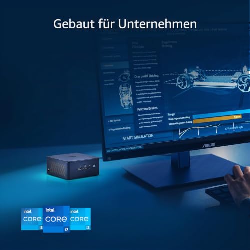 ASUS NUC 13 Pro Tall Kit RNUC13ANHI500000I (Intel Core i5 1340P Prozessor, Intel Iris Xe Grafik, Intel WiFi 6E, ohne Betriebssystem, ohne Netzkabel)
