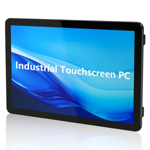 NORQIN 23,6 Zoll IP65 Industrie Panel PC, All-in-One Touchscreen Computer | Windows 11 Pro,1920×1080 FHD,10-Point Kapazitiver Eingebetteter Monitor,WLAN/BT,für Kiosk & Automation(I5-1235U,16G+512G)
