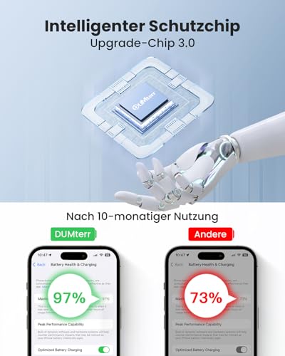 DUMTERR 3 in 1 Apple Ladestation für Apple Watch und iPhone iPod, iPhone Ladestation für iPhone 17 16 15 14 13 Pro Max, Wireless Charger für iWatch/AirPods - Faltbare & Tragbare Kabelloses Ladegerät