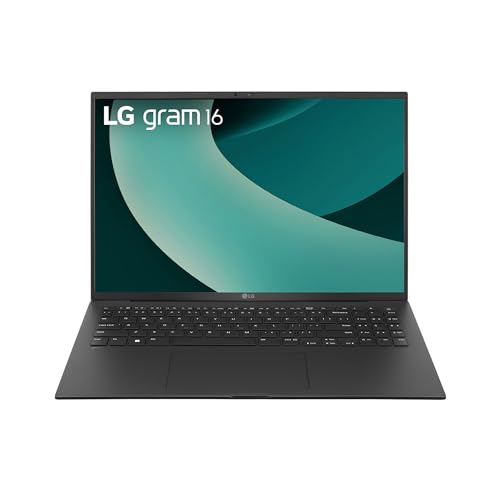 LG gram 16 16Z90RU-G.AA58G (16 Zoll) IPS Notebook, Intel Core i5-1334U, 16GB RAM, 1TB SSD, Intel Iris® Xe Graphics, federleicht (1,199 kg), 80 Wh, Thunderbolt 4, Schwarz