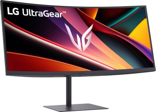 LG Ultragear™ 34G630A-B.AEUQ (34 Zoll) 21:9 Curved WQHD VA Gaming-Monitor, 240Hz, AMD FreeSync™ Premium, DisplayHDR™ 400, 2X HDMI 2.1, Schwarz