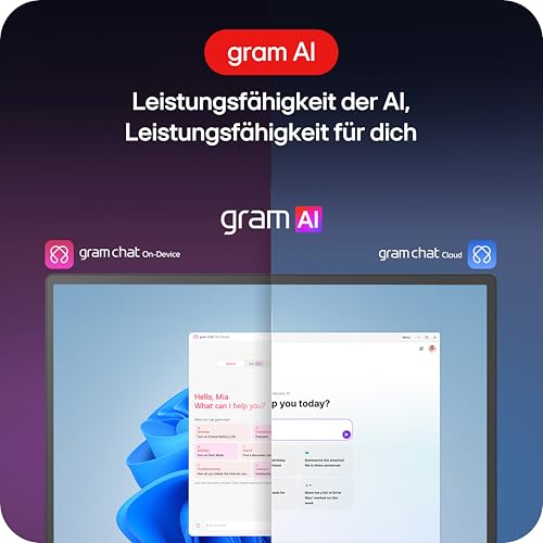 LG gram Pro 16 16T90TP-K.AA78G (16 Zoll) OLED 2in1 Notebook, Intel Core Ultra 7 255H, Intel Arc™ 140T GPU, 16GB RAM, 1TB SSD, federleicht (1,399 kg), gram AI, 77 Wh, Thunderbolt 4, Schwarz