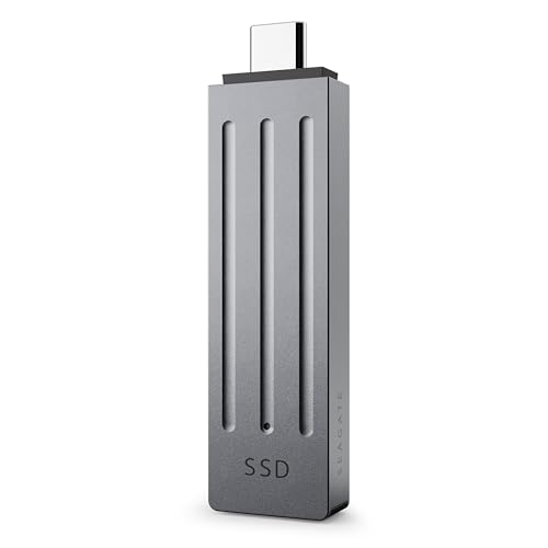 Seagate Ultra Compact 2TB, Externe SSD, 1000MB/s, USB 3.1 Typ C, inkl. Data Rescue Service (STMX2000400)